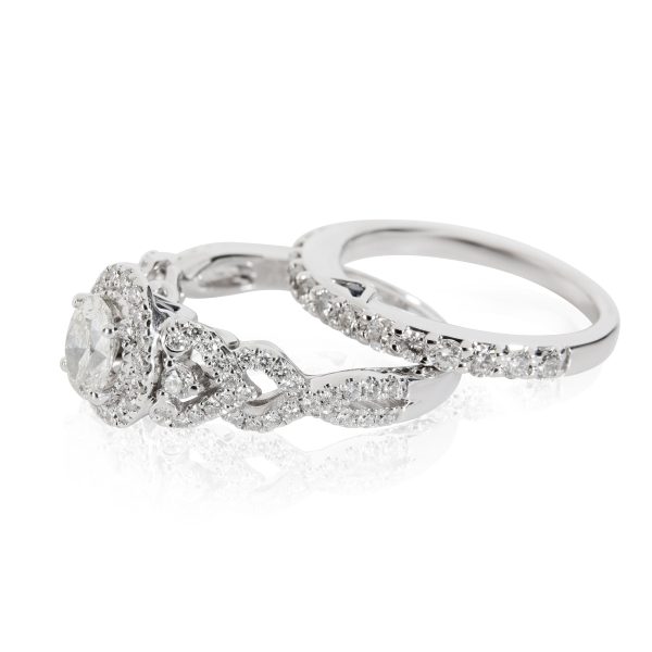 114793 sv 5f50bf1d 55ec 4499 8ebb 180a88e365e2 Vera Wang Love Diamond Wedding Set in 14K White Gold G H SI2 16 CTW