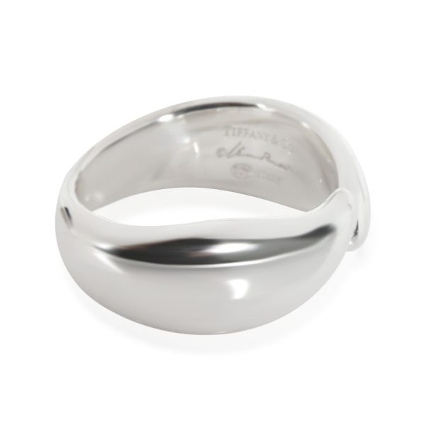 Silver Fashion Ring Tiffany Co Elsa Peretti Open Band in Sterling Silver