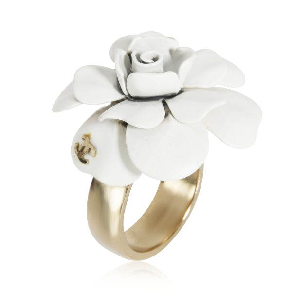 Chanel Chanel Camelia Flower Cocktail Ring