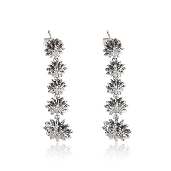 David Yurman Starburst Drop Earrings in Sterling Silver 034 CTW David Yurman Starburst Drop Earrings in Sterling Silver 034 CTW