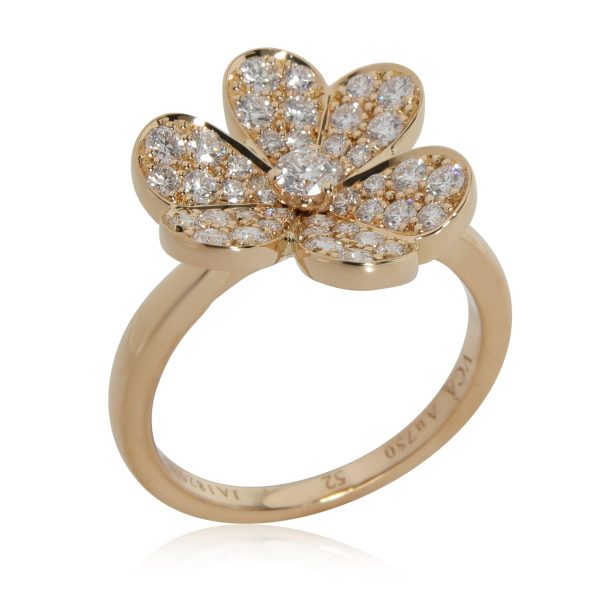 114973 pv ff768953 7253 4cf6 a98a 5e603fff4191 Van Cleef Arpels Frivole Diamond Ring in 18K Yellow Gold 081 CTW