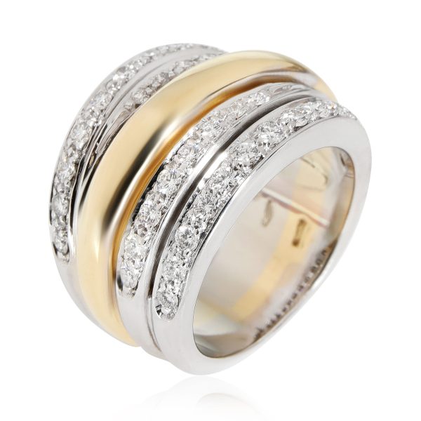 Rings Pomellato Diamond 5 Strand Ring in 18k 2 Tone Gold 075 CTW