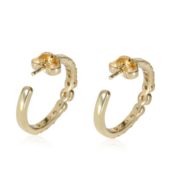 115047 bv Hearts on Fire Copley Diamond Hoop Earring in 18k Yellow Gold 08 CTW