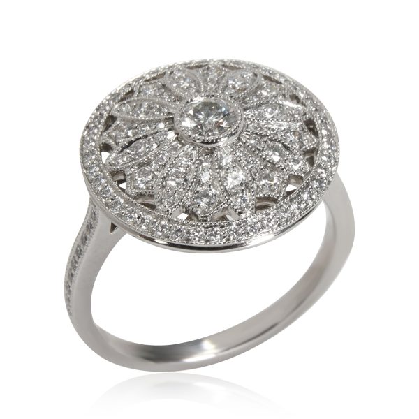 Tiffany Co Daisy Diamond Ring in Platinum DEF VVS1 080 CTW Tiffany Co Daisy Diamond Ring in Platinum DEF VVS1 080 CTW