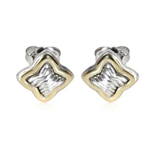 David Yurman Quatrefoil Stud Earring in 18k GoldSterling Cart