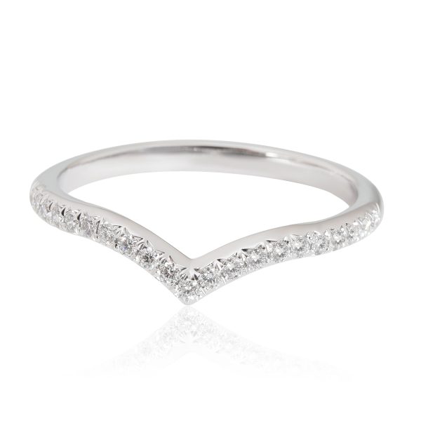 Tiffany Co Soleste V Diamond Band in 950 Platinum 017 CTW Tiffany Co Soleste V Diamond Band in 950 Platinum 017 CTW