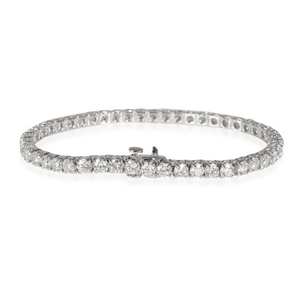 115140 bv 8a6148ca 0acd 4e66 9802 b73c740fcb2f Four Prong Diamond Tennis Bracelet in 18k White Gold 800 CTW