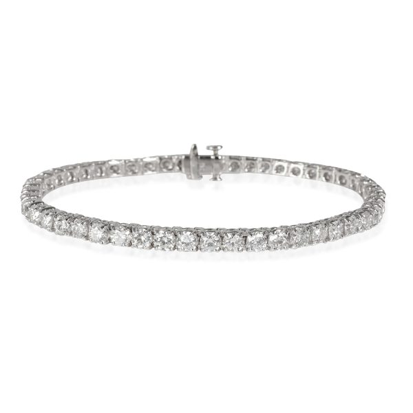 Four Prong Diamond Tennis Bracelet in 18k White Gold 800 CTW Four Prong Diamond Tennis Bracelet in 18k White Gold 800 CTW