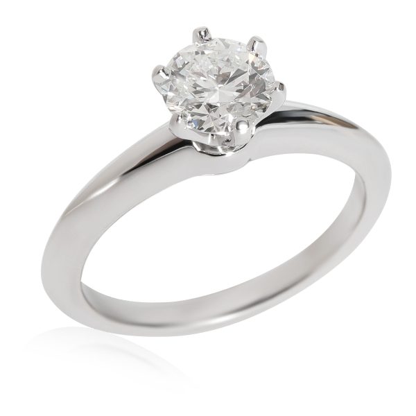 Tiffany Co Tiffany Co Diamond Solitaire Engagement Ring in Platinum F VS2 082 CTW