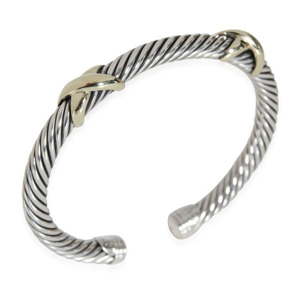 115170 pv b4049c73 18b5 44c0 ba45 b041d9ae6aab David Yurman X Cuff in 14K GoldSterling