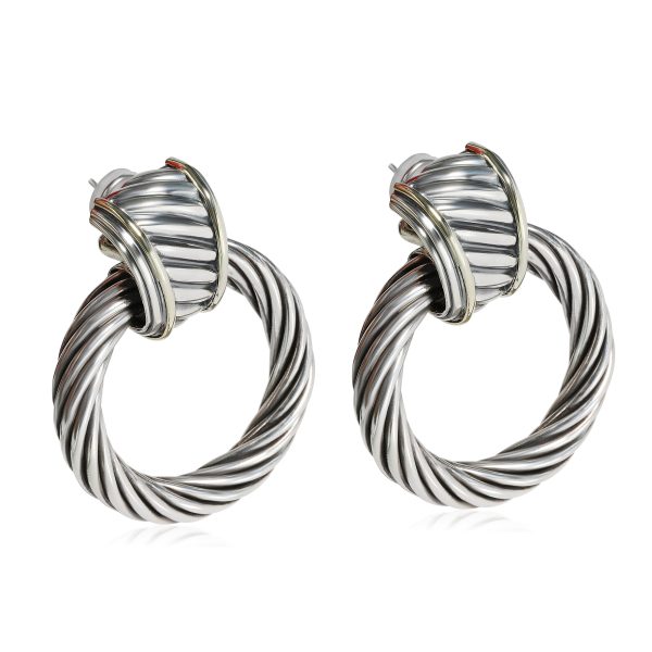 David Yurman Thoroughbred Earrings in 14K Yellow GoldSterling Silver David Yurman Thoroughbred Earrings in 14K Yellow GoldSterling Silver