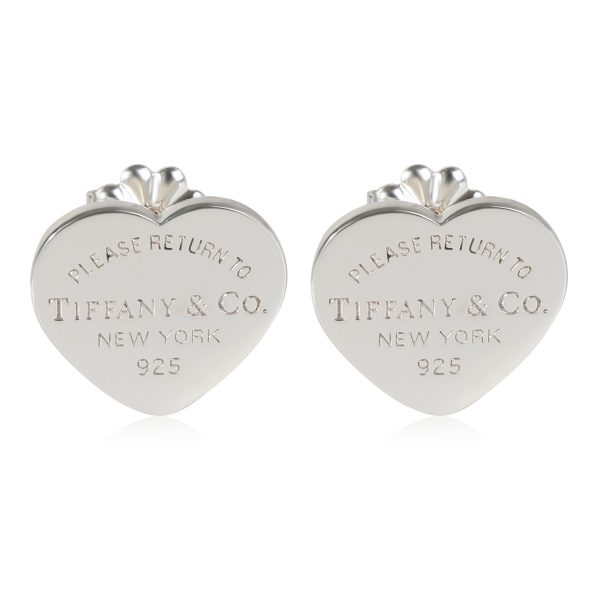 Tiffany Co Return To Tiffany Heart Earrings in Sterling Silver Tiffany Co Return To Tiffany Heart Earrings in Sterling Silver