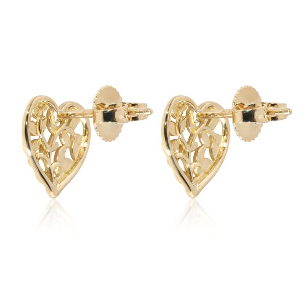 115254 bv Tiffany Co Paloma Picasso Olive Leaf Earrings in 18K Yellow Gold