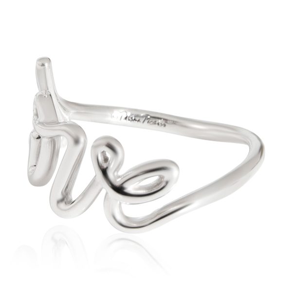 115258 sv Tiffany Co Graffiti Love Ring in Sterling Silver