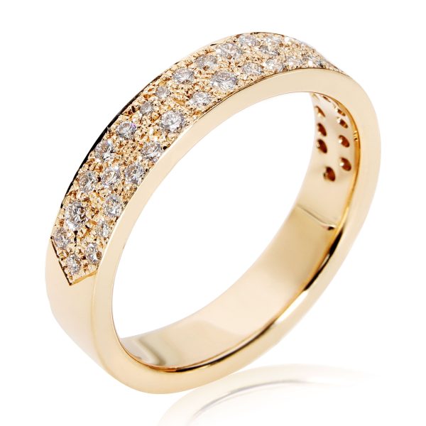 Nora Kogan Claro Diamond Band in 18K Yellow Gold 06 CTW Nora Kogan Claro Diamond Band in 18K Yellow Gold 06 CTW