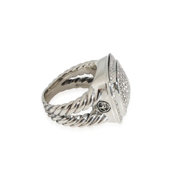 David Yurman David Yurman Albion Diamond Ring in Sterling Silver 099 CTW