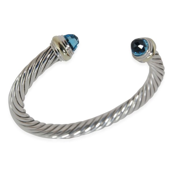 115360 pv 0de6c622 1671 4994 bbc4 77389ae5a843 David Yurman Topaz Cuff in 14K GoldSterling