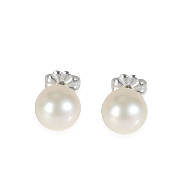 Tiffany Co Ziegfeld Pearl Stud Earrings in Sterling Silver Tiffany Co Ziegfeld Pearl Stud Earrings in Sterling Silver