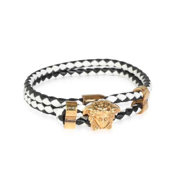 Versace Medusa Leather Bracelet Versace Medusa Leather Bracelet