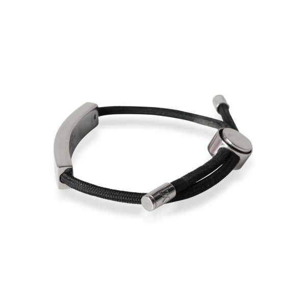 115527 sv Louis Vuitton Space Bracelet on Black Cord