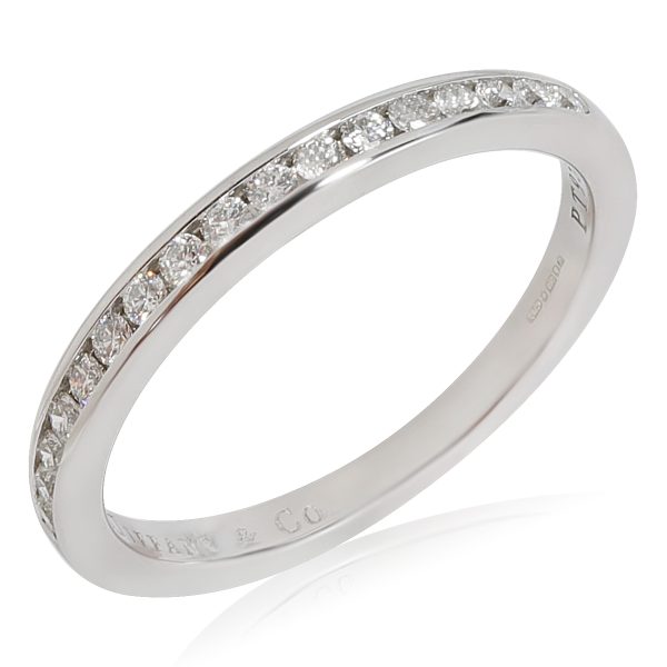 Tiffany Co Tiffany Co Diamond Wedding Band in 950 Platinum 017 CTW