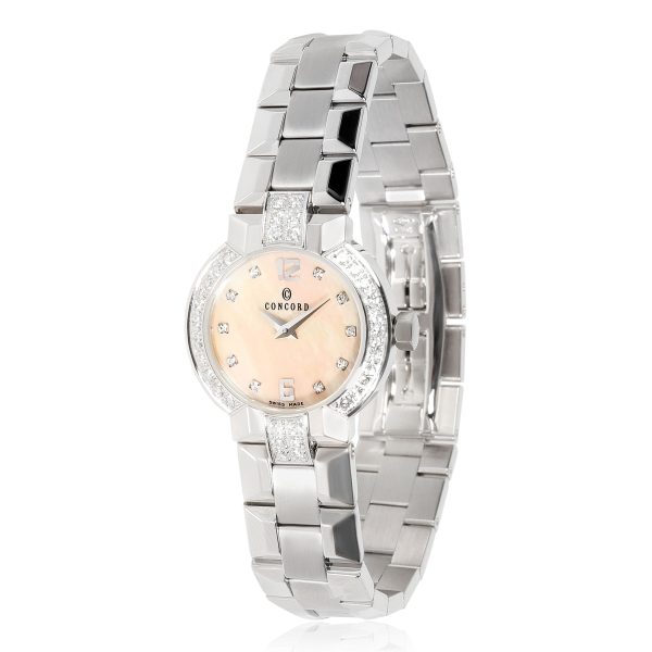 Concord La Scala 0310557 Womens Watch in 18kt White Gold Concord La Scala 0310557 Womens Watch in 18kt White Gold