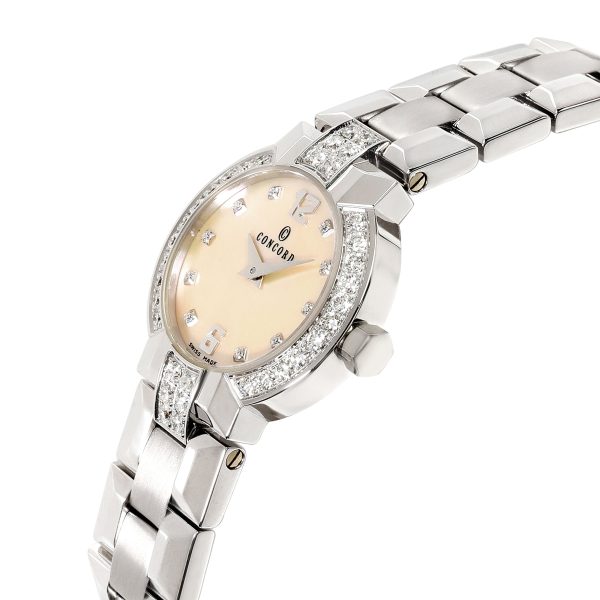 115660 lv Concord La Scala 0310557 Womens Watch in 18kt White Gold