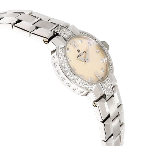 115660 rv Concord La Scala 0310557 Womens Watch in 18kt White Gold