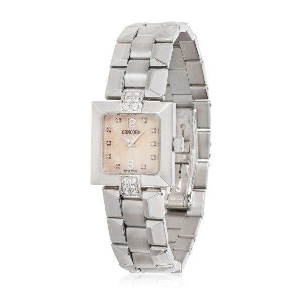 Concord La Scala 0310199 Womens Watch in 18kt White Gold Concord La Scala 0310199 Womens Watch in 18kt White Gold