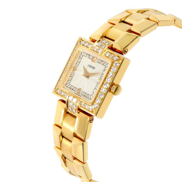 115668 lv Concord La Scala 0308158 51 25 572 Womens Watch in 18kt Yellow Gold