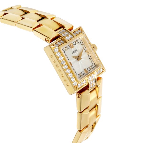 115668 rv Concord La Scala 0308158 51 25 572 Womens Watch in 18kt Yellow Gold