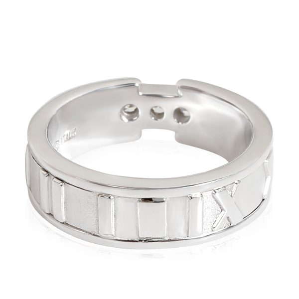 Rings Tiffany Co Atlas Diamond Ring in 18K White Gold