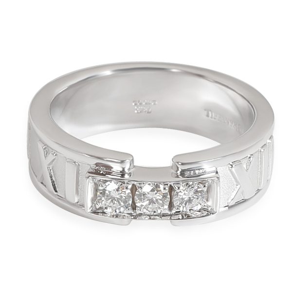 Tiffany Co Tiffany Co Atlas Diamond Ring in 18K White Gold