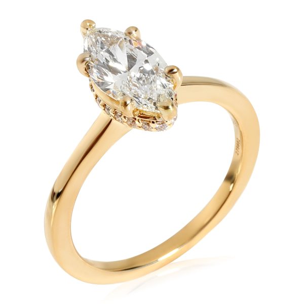 115873 av Ritani Marquise Diamond Engagement Ring in 18k Yellow Gold I VVS2 138 CTW