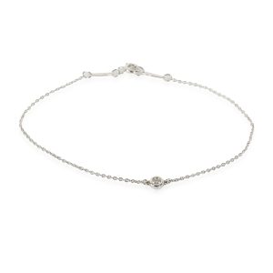 Tiffany Co Elsa Peretti Diamond Bracelet in Sterling Silver 005 CTW Louis Vuitton NéoNoé Empreinte Bicolor Handbag Black