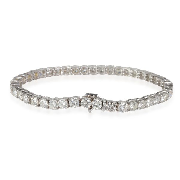 115920 bv Diamond Tennis Bracelet in 18k White Gold 65 CTW