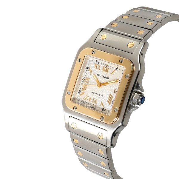 115981 lv Cartier Santos Galbee W20041C4 Womens Watch in 18kt Stainless SteelYellow Gold