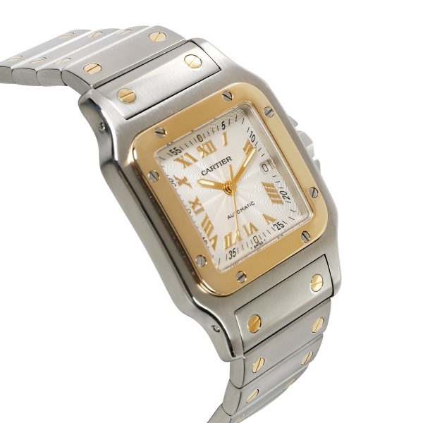 115981 rv Cartier Santos Galbee W20041C4 Womens Watch in 18kt Stainless SteelYellow Gold