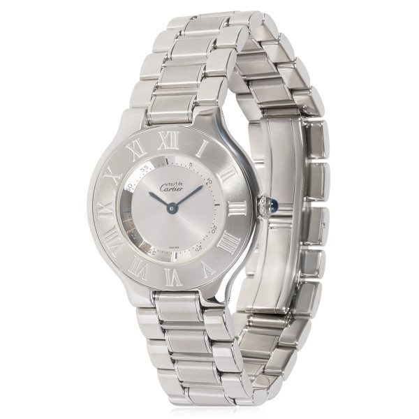 Cartier 21 1330 Womens Watch in Stainless Steel Cartier 21 1330 Womens Watch in Stainless Steel