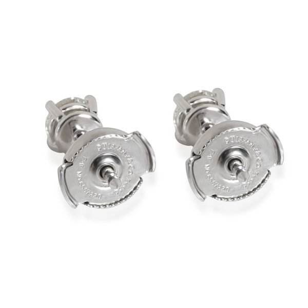 116031 bv 921ea3a9 3ecf 4144 9bc2 0714a8d1f736 Tiffany Co Diamond Stud Earring in Platinum J VVS2 076 CTW