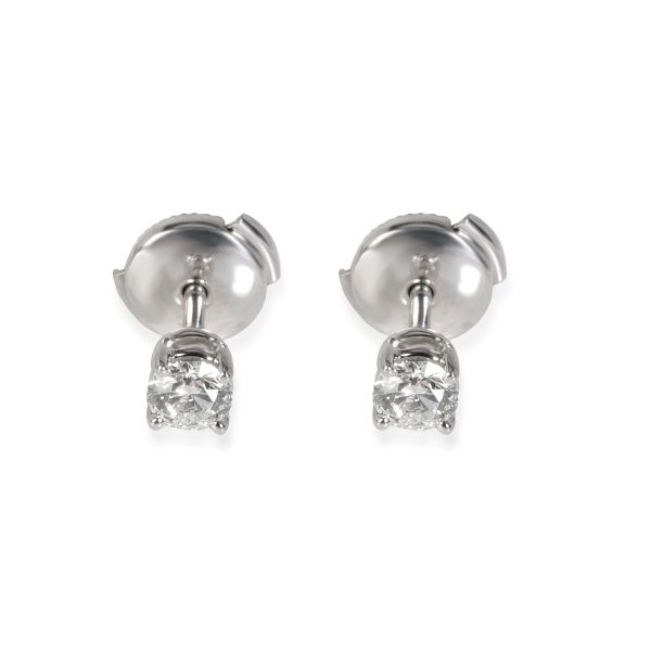 Tiffany Co Diamond Stud Earring in Platinum E IF 046 CTW Tiffany Co Diamond Stud Earring in Platinum E IF 046 CTW