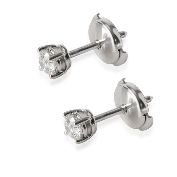 116032 sv b1c787fa 998b 4c71 9053 8818cd953c87 Tiffany Co Diamond Stud Earring in Platinum E IF 046 CTW