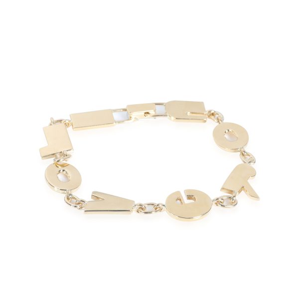 Steven Fox I Love You Bracelet in 18k Yellow Gold Steven Fox I Love You Bracelet in 18k Yellow Gold