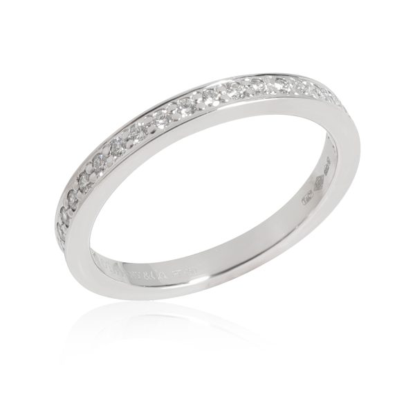 116161 pv Tiffany Co Grace Diamond Wedding Band in Platinum 022 CTW