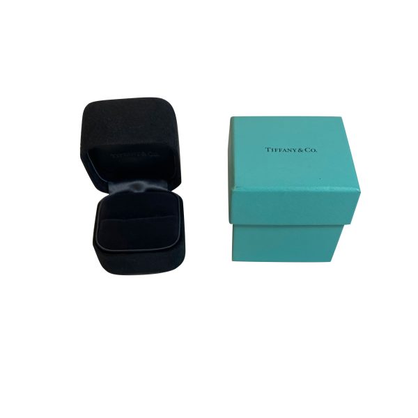 Rings Tiffany Co Black Titanium Wedding Band in 950 Platinum