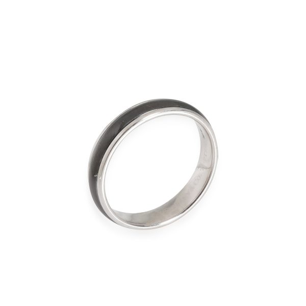 Tiffany Co Black Titanium Wedding Band in 950 Platinum Tiffany Co Black Titanium Wedding Band in 950 Platinum