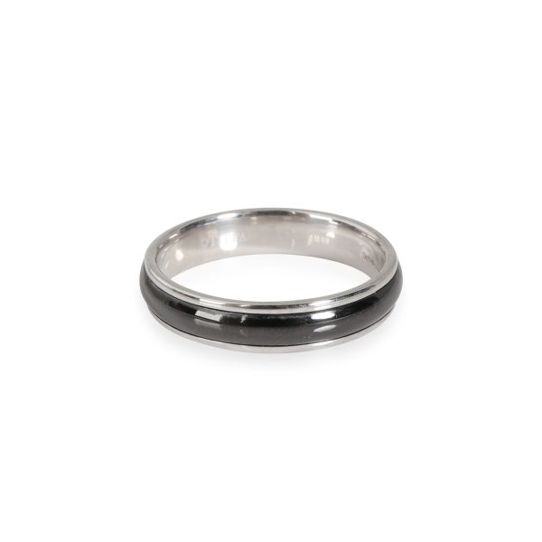 Tiffany Co Tiffany Co Black Titanium Wedding Band in 950 Platinum