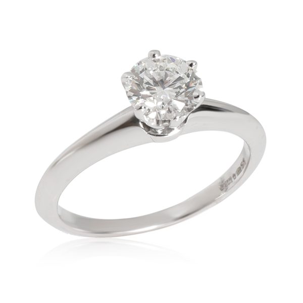 tiffany co diamond engagement ring in platinum f vs1 0 6 Tiffany Co Diamond Engagement Ring in Platinum F VS1 06