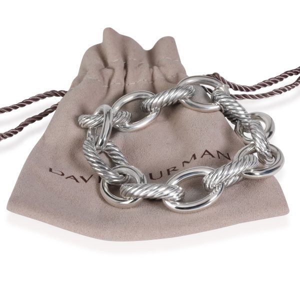 116261 box 3334e5d7 e106 46d5 b79a d883b584db90 David Yurman XL Oval Chain Collection Bracelet in Sterling Silver