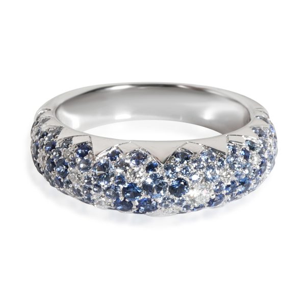 Piaget Piaget Sapphire Diamond Ring in 18k White Gold Blue 021 CTW